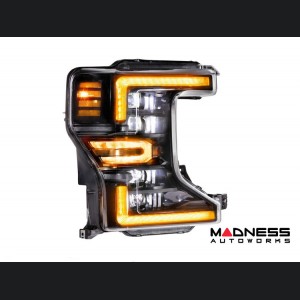 Ford Super Duty LED Headlights - XB Series - Morimoto - Amber DRL